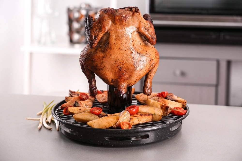 The Chicken Perched on a Wine Bottle